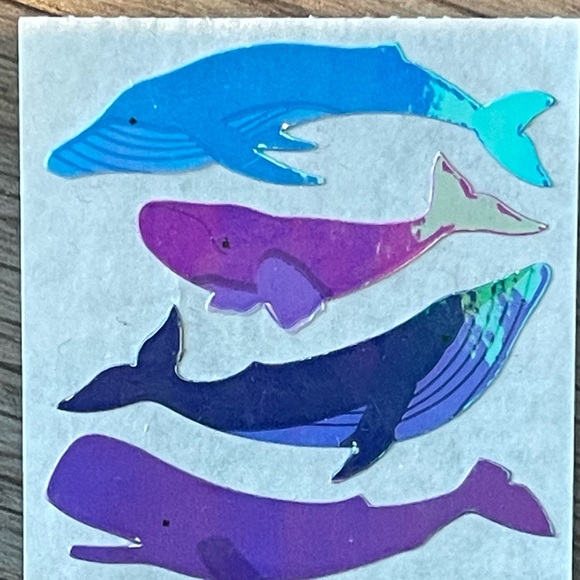Sandylion sticker mod mother of pearl whales - Picture 2 of 3